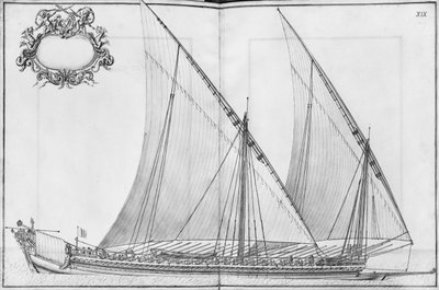 Building, Equipping and Launching of a Galley, Plate XIX by French School